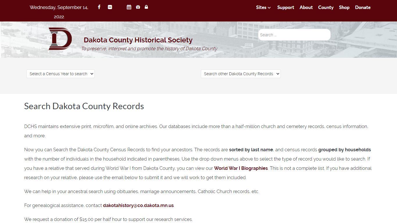 Search Dakota County Records